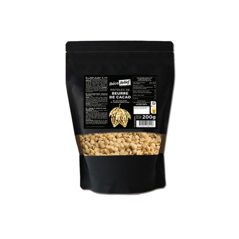 Beurre de Cacao en pistoles 100% pur - 200g | ScrapCooking®