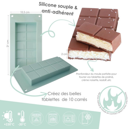 Silicone chocolate bar mold | ScrapCooking®