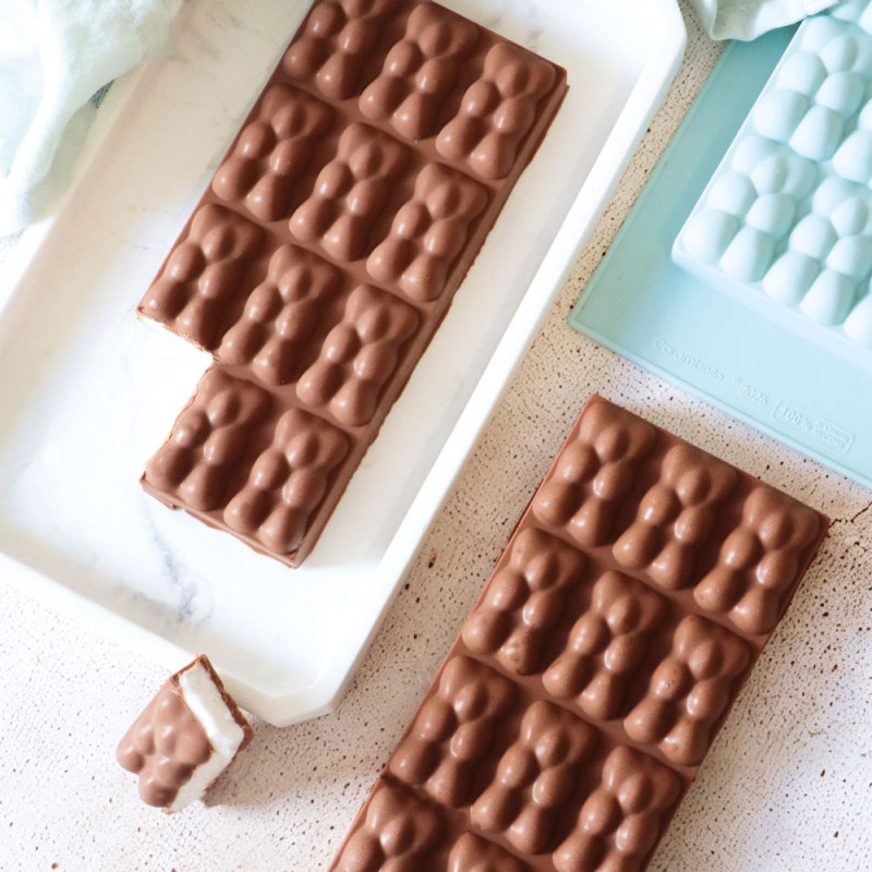 Barre de chocolat Oursons fourrée à la noix de coco ScrapCooking®