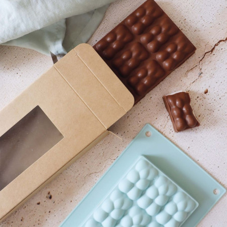 Moule silicone pour tablette ourson en chocolat | ScrapCooking®