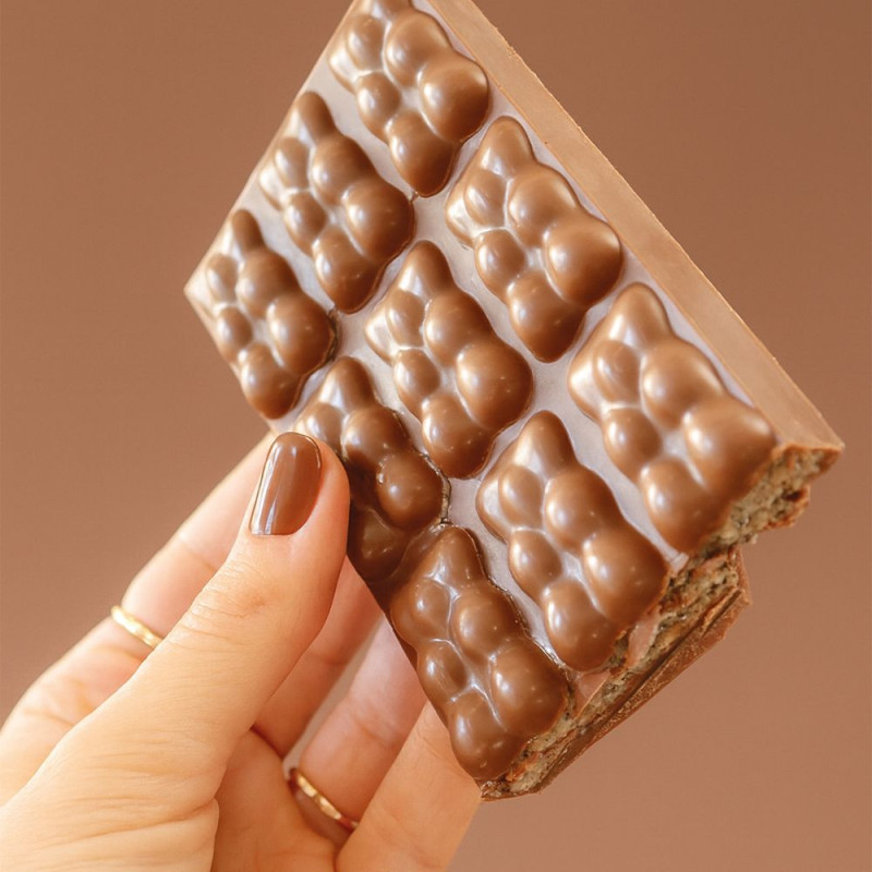 Tablette de chocolat en forme d'oursons ScrapCooking®