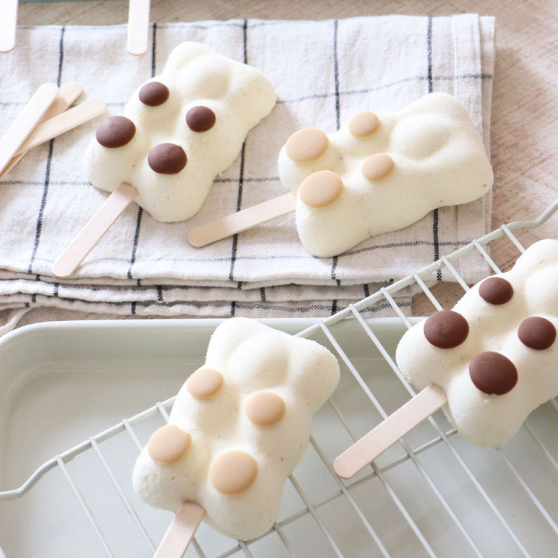 Bâtonnet glacés en forme d'oursons chocolat ScrapCooking®