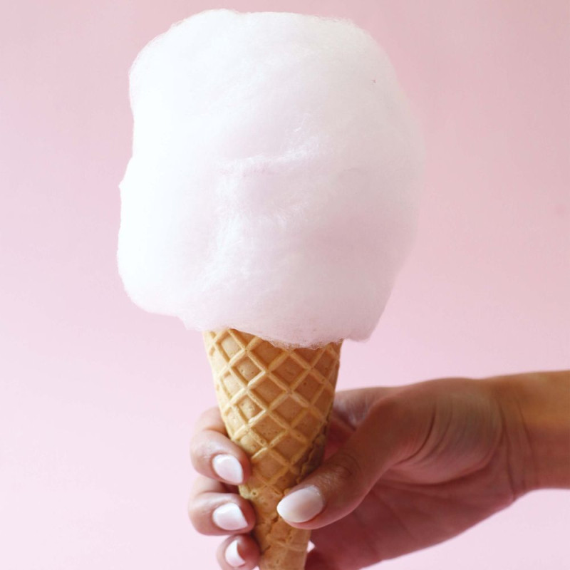 White candy floss tub | ScrapCooking®