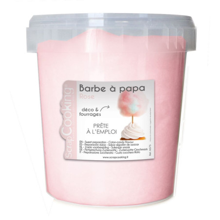 Pink candy floss tub | ScrapCooking®