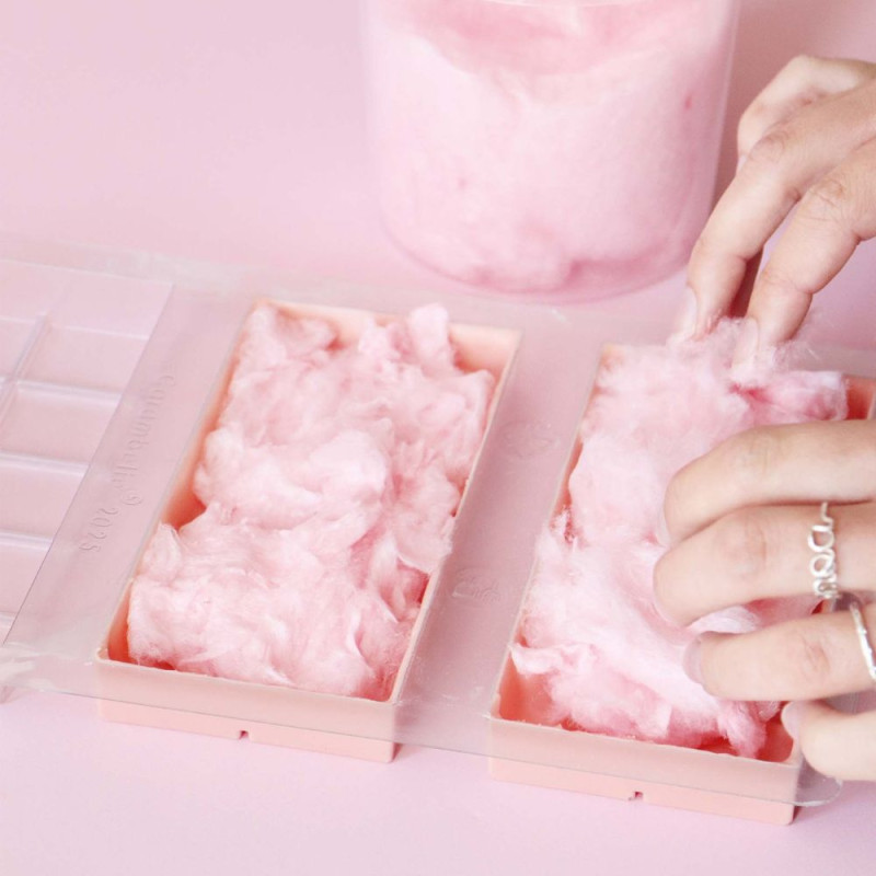 Pink candy floss tub | ScrapCooking®