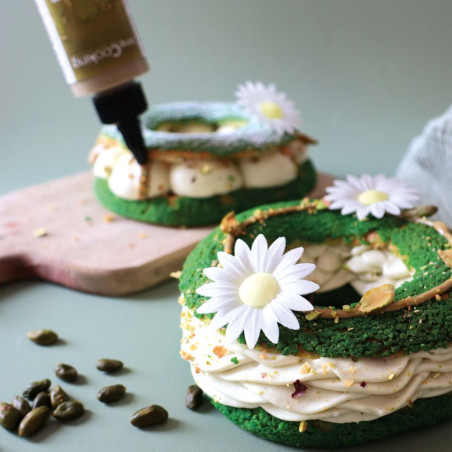 Pistachio cake glaze for green desserts | ScrapCooking®