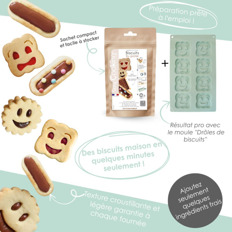 Illustration descriptive biscuit du goûter ScrapCooking®