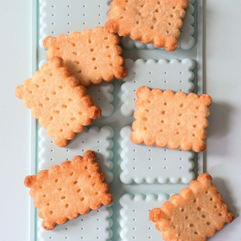 Shortbread biscuits cake mix | ScrapCooking®