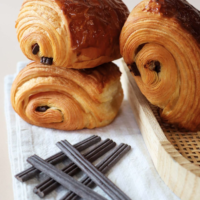 Chocolate baking sticks for french chocolate croissants