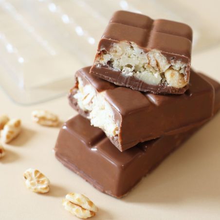 Moule barres chocolatées "Crunchy"