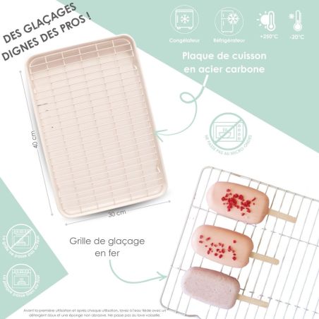 Baking tray & glazing rack kit