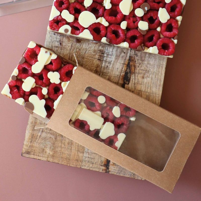 Chocolate bar kraft paper boxes x5