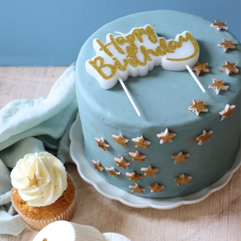 Bougie d'anniveraire XXL "Happy Birthday"