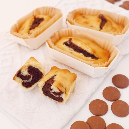 2 moules airfryer rectangulaires en bois avec 8 caissettes sulfurisées