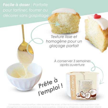 Pâte de fourrage crémeuse à la Noix coco 200g