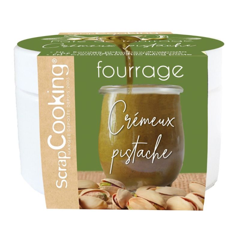 Pâte de fourrage crémeux pistache 200g