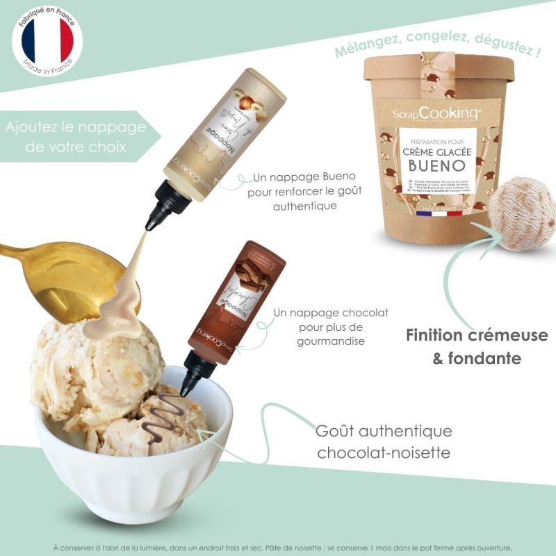 Bueno style ice cream mix