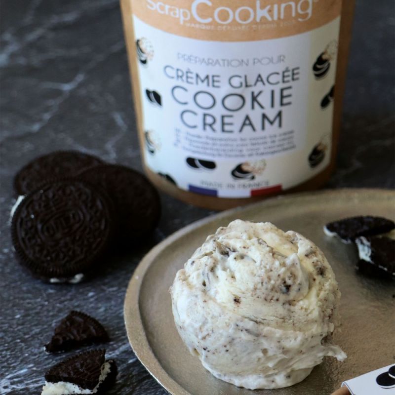 Cookies & cream ice cream mix