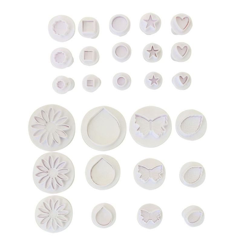 Emporte-pièces éjecteurs formes & tailles différentes ScrapCooking®