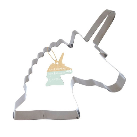Moule découpoir XXL inox licorne - ScrapCooking