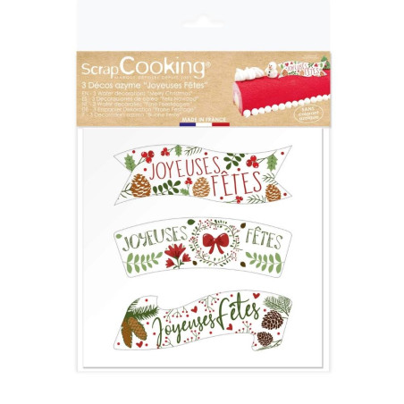 Décos azyme Joyeux Noël - ScrapCooking®