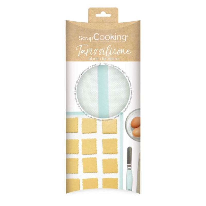 Fibreglass silicone baking mat 30X40 cm - ScrapCooking®