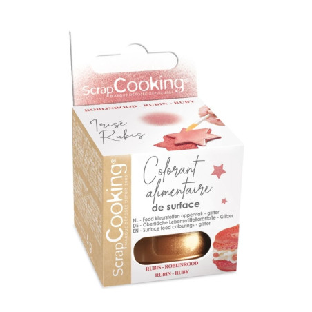 Colorant de surface rubis - ScrapCooking®