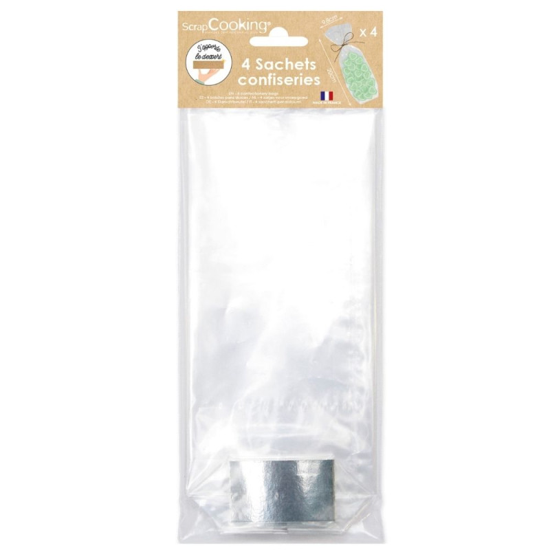 4 Confectionary bags - ScrapCooking®