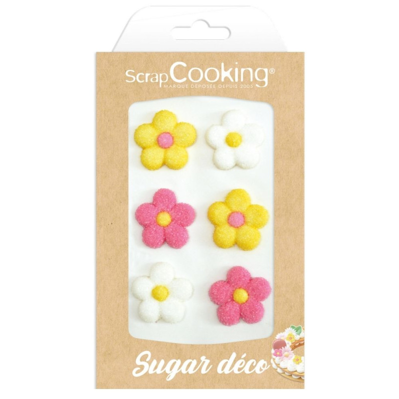 Décosucres Fleurs - ScrapCooking®