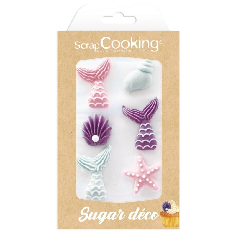 Mermaid-themed sweet scenery