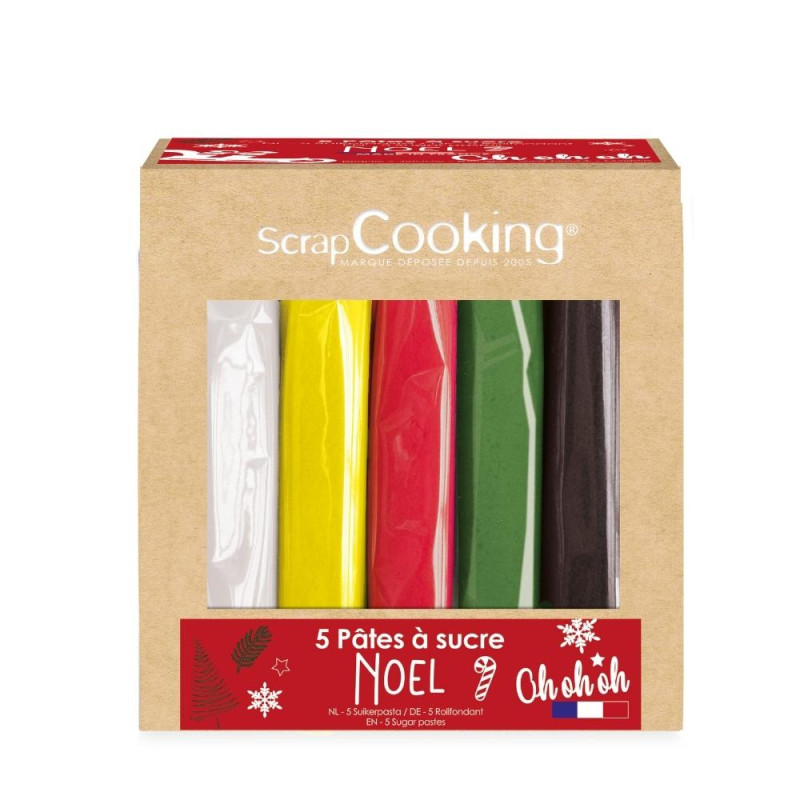 Boite 5 pâtes à sucre Noël 5 - ScrapCooking0«