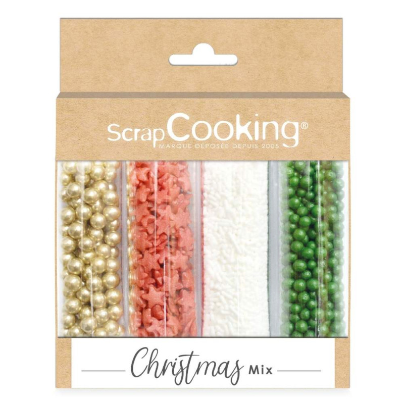 Christmas Mix - 70g sugar sprinkles  - ScrapCooking®