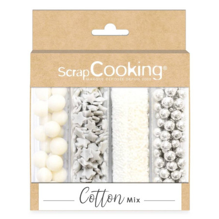 Cotton Mix - 61g sugar sprinkles   - ScrapCooking®