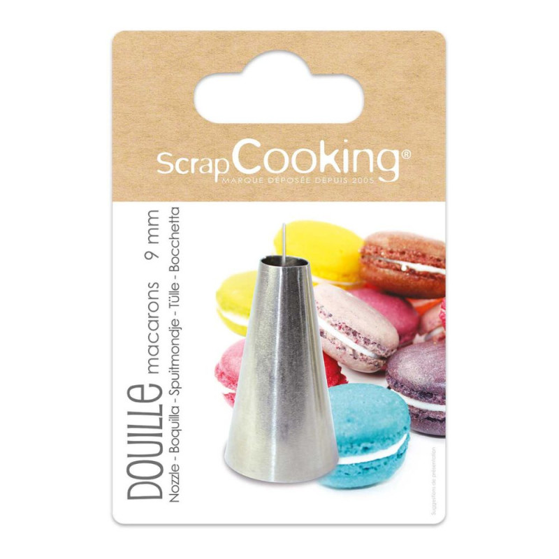 Douille à macarons en inox - ScrapCooking®
