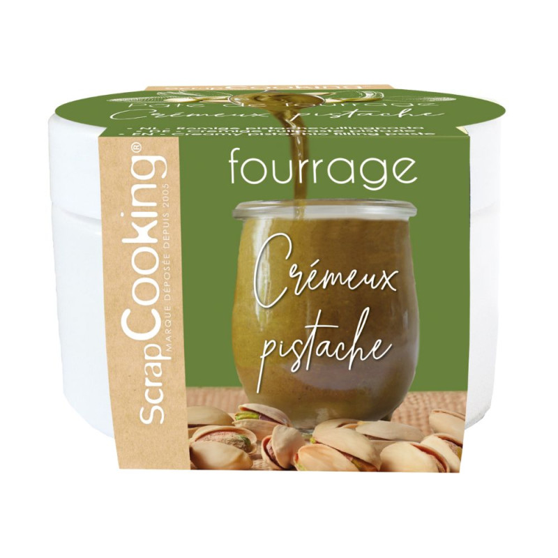 Creamy pistachio filling paste - 200g | ScrapCooking®