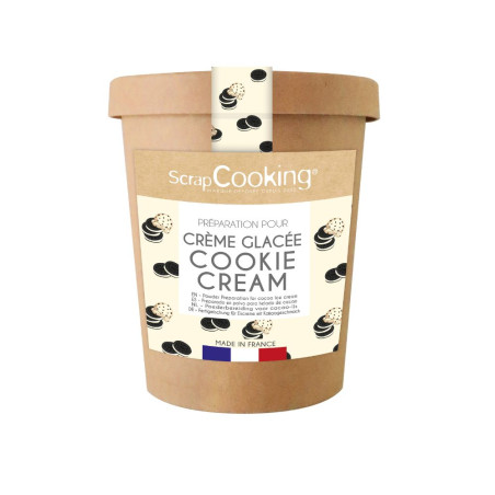 Préparation de crème glacée Cookies & Cream