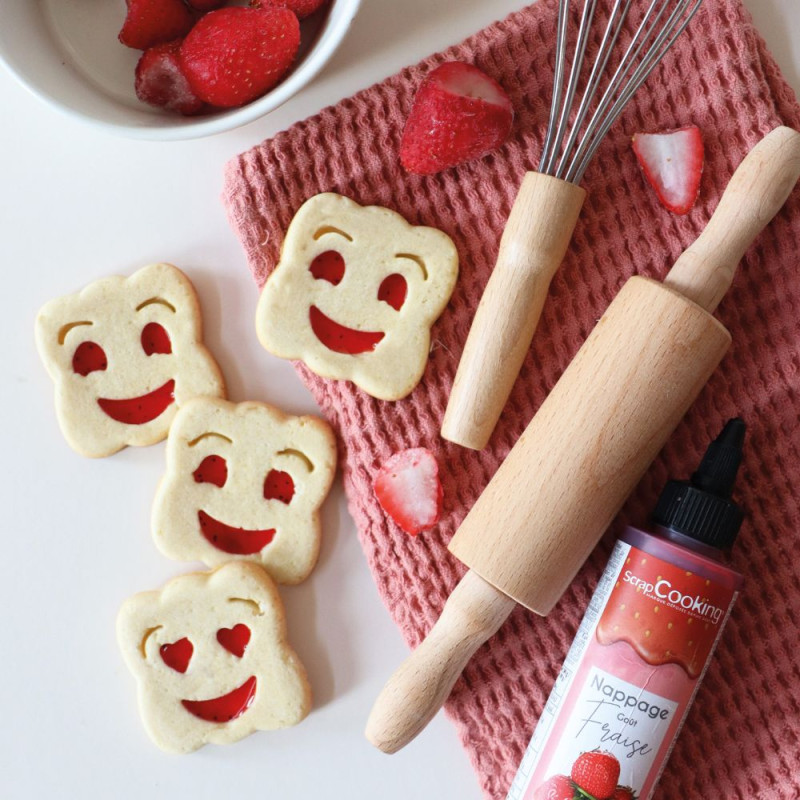 Silicone smiley face biscuits mold | ScrapCooking®