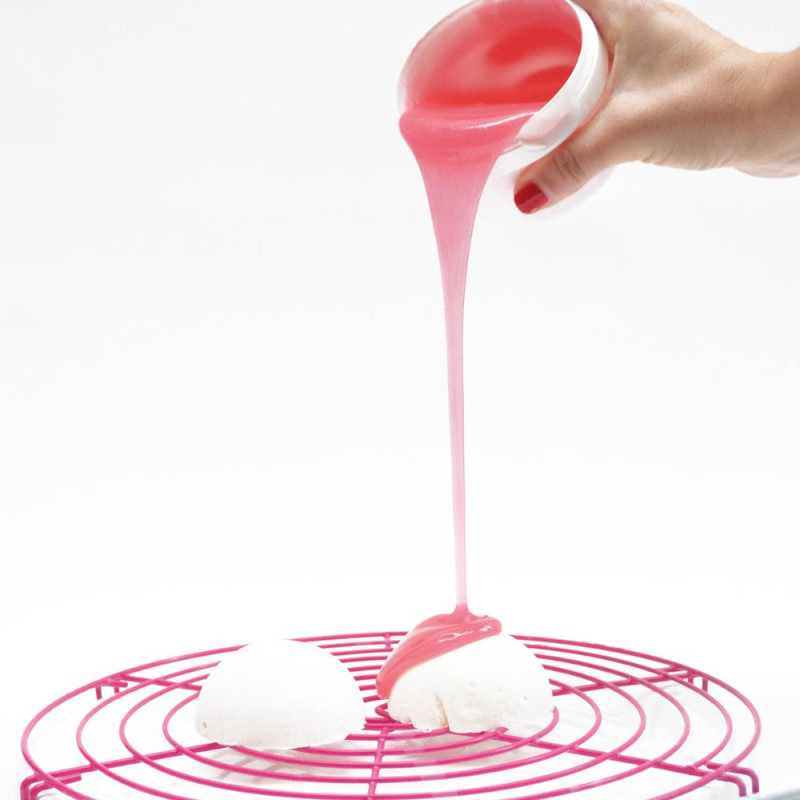 Pink ready to use mirror glaze mix 300g - ScrapCooking
