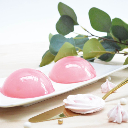 Pink ready to use mirror glaze mix 300g - ScrapCooking