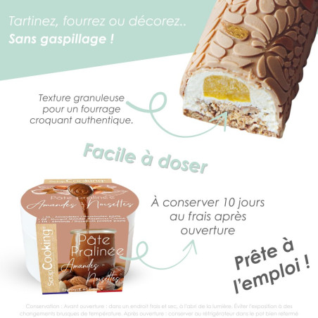 Pâte pralinée Amandes noisettes ScrapCooking®