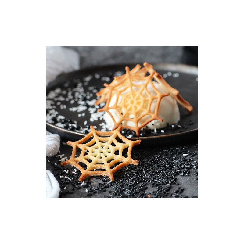 Silicone tuile mat 8 spider webs | ScrapCooking