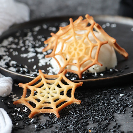 Silicone tuile mat 8 spider webs | ScrapCooking