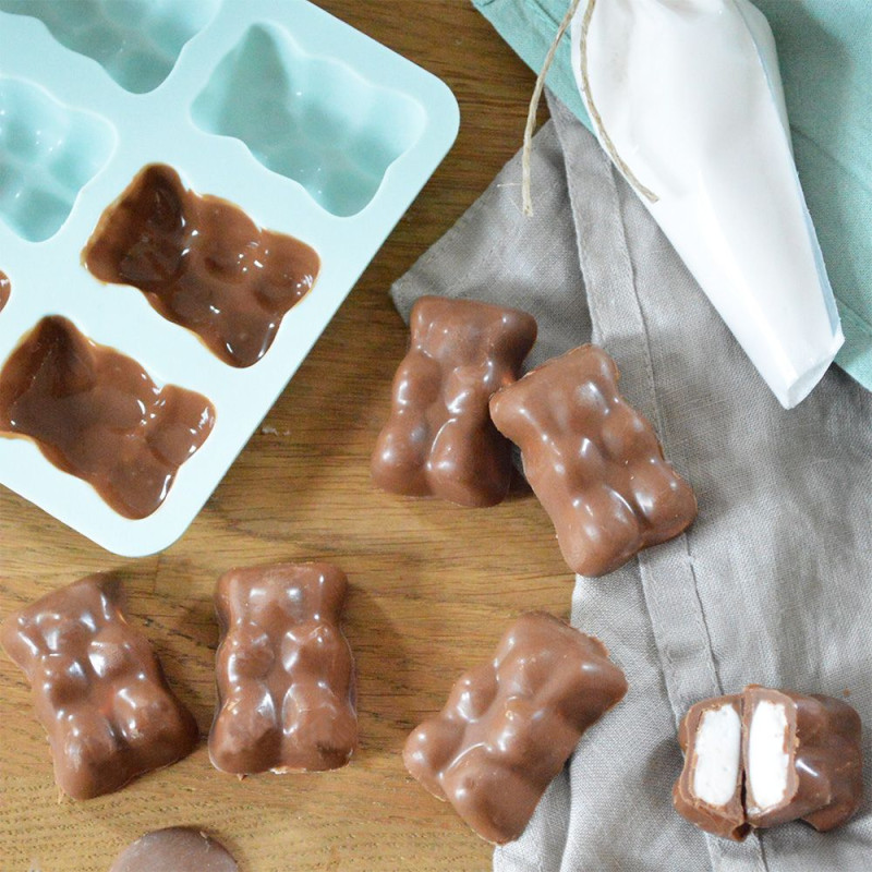 Homemade Chocolate Marshmallow Bear Kit | ScrapCooking®