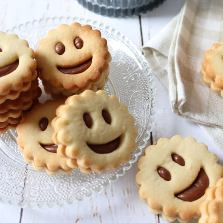 Smiley face cookie kit & french petits-beurre 15% OFF | ScrapCooking®