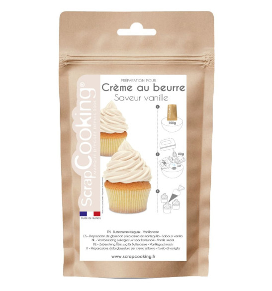 Vanilla butter cream mix 200g - product image 1 - ScrapCooking