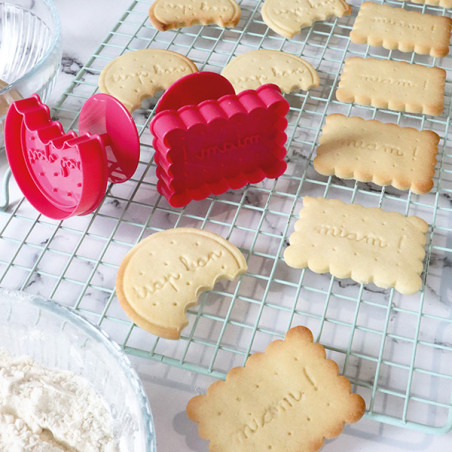 Kit pour biscuits du goûter en relief