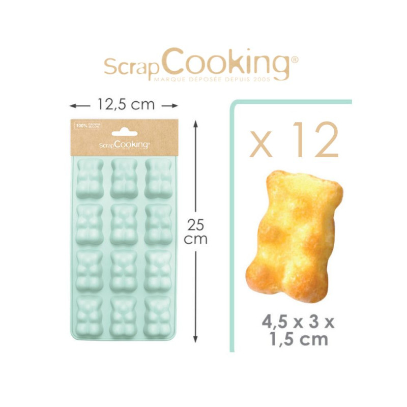 Choco teddy bear mould