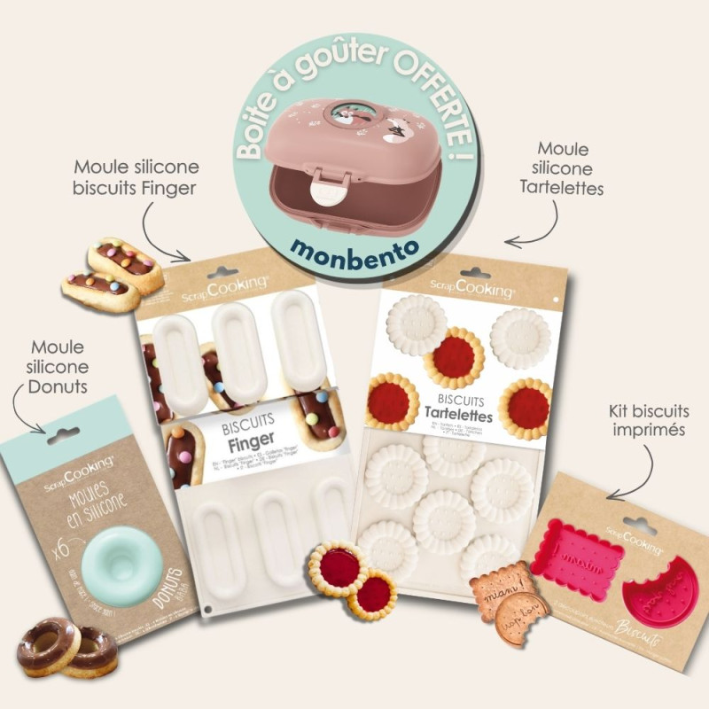 Pack biscuits goûter avec cadeau offert