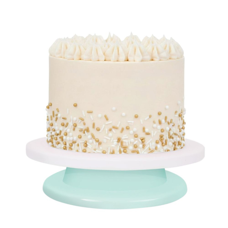 Pack de plateau tournant pour décoration et dressage de gâteau