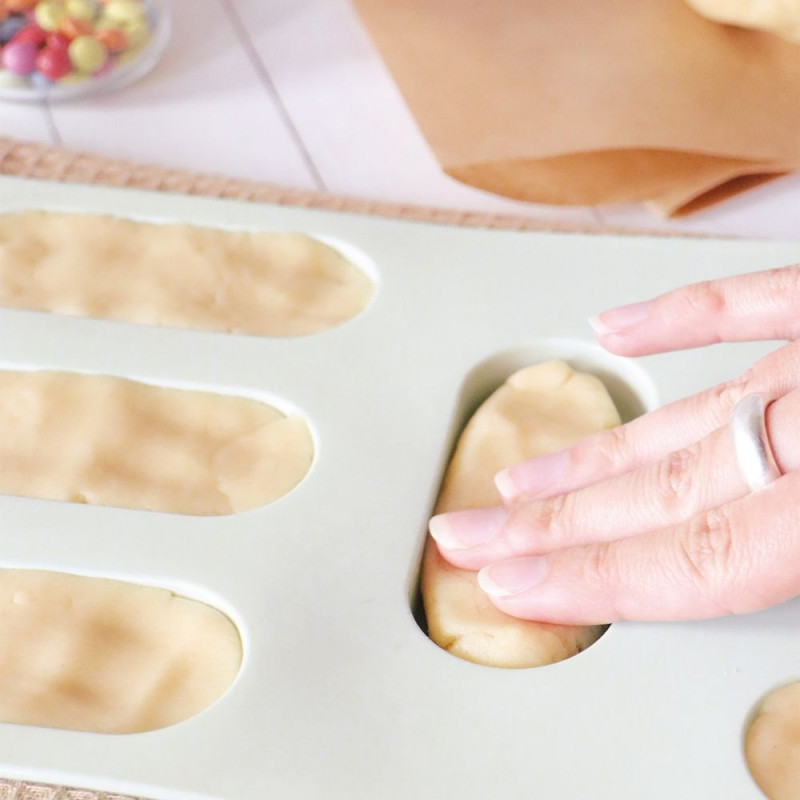 Moule silicone biscuit finger - tuto - ScrapCooking®